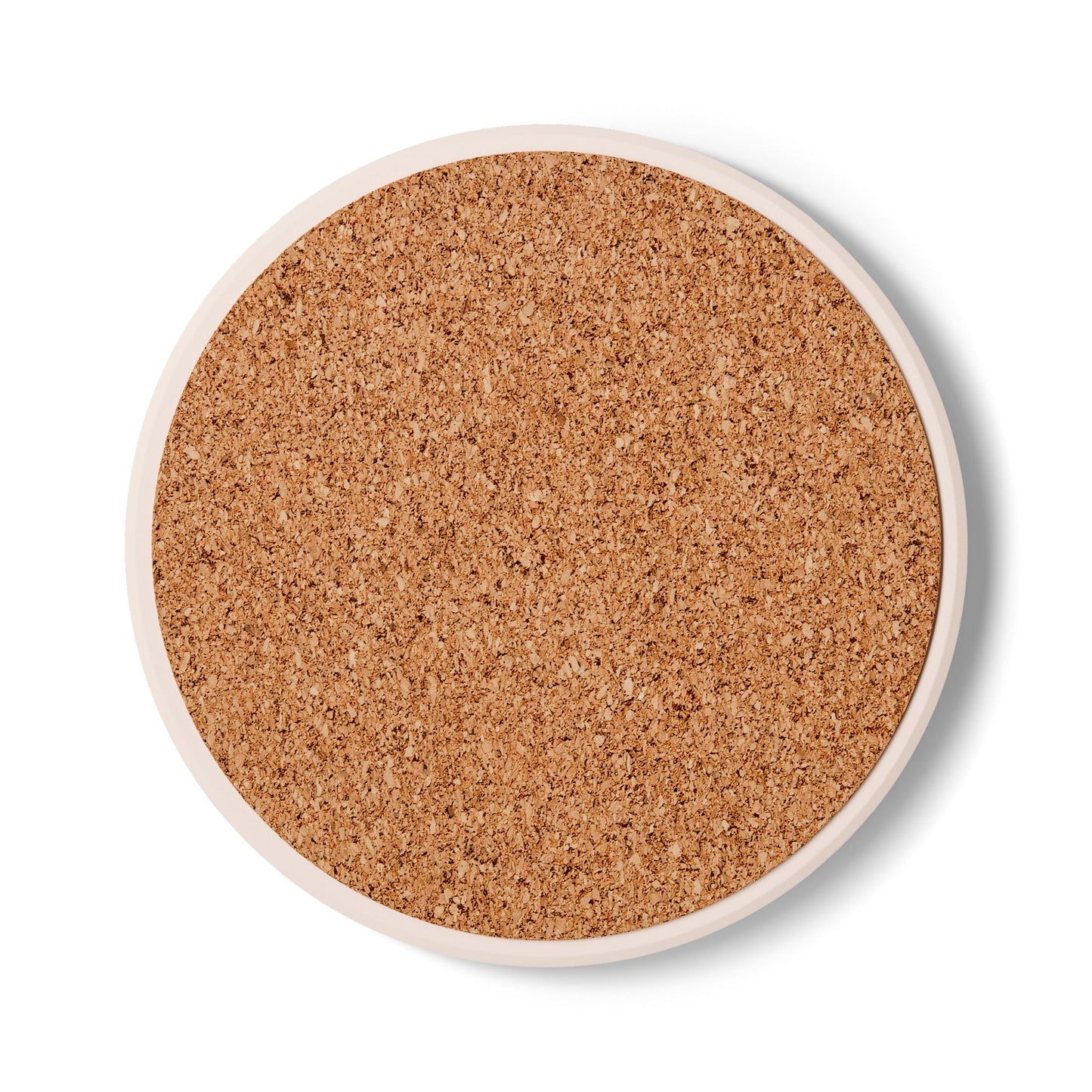 Arabesque Geometric Ceramic Coaster – Arab Tile Pattern Drink Coaster with Cork Backing