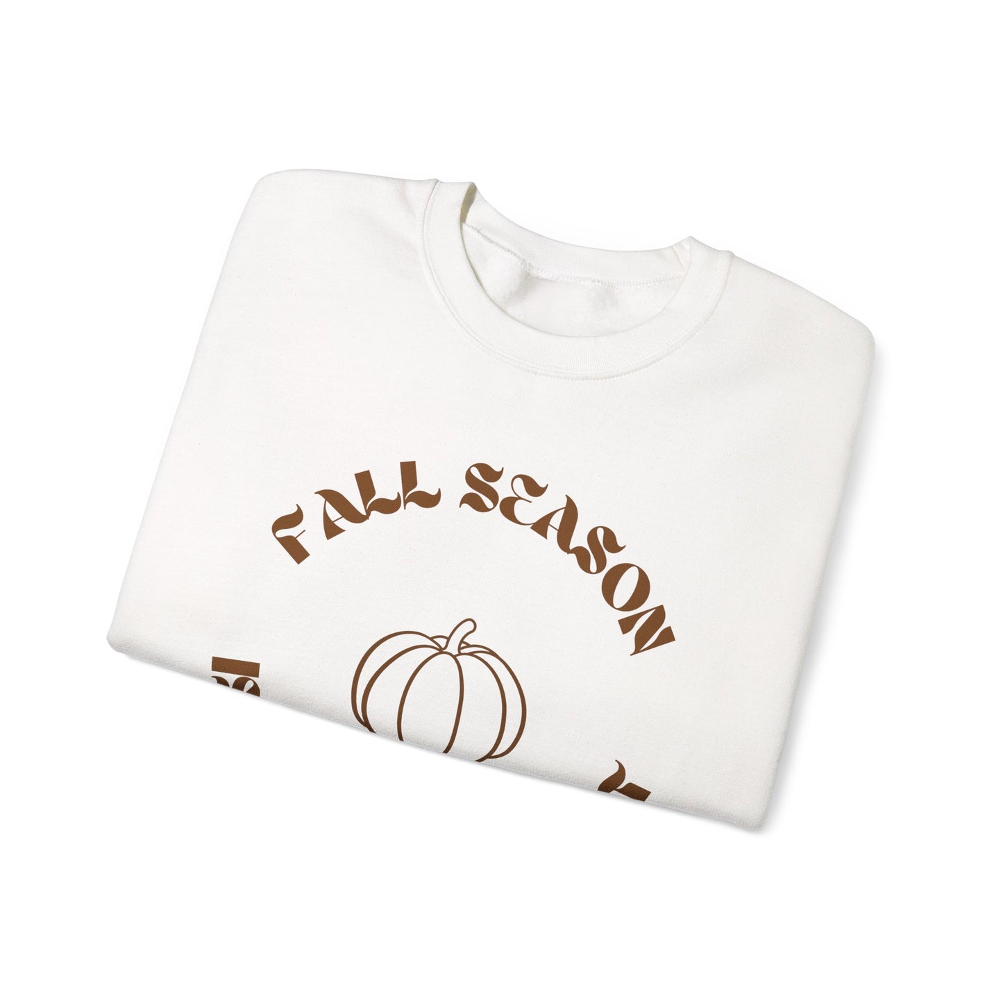 Fall Season Is Officially Out Sweatshirt – Cozy Autumn Pullover with Pumpkin Design