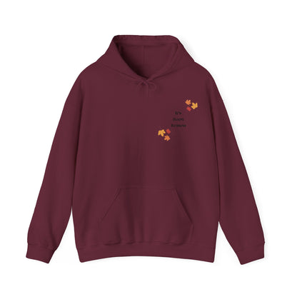 “It’s Book Season” Sand Hoodie – Cozy Fall Aesthetic Sweatshirt, Unisex Hoodie for Autumn Lovers