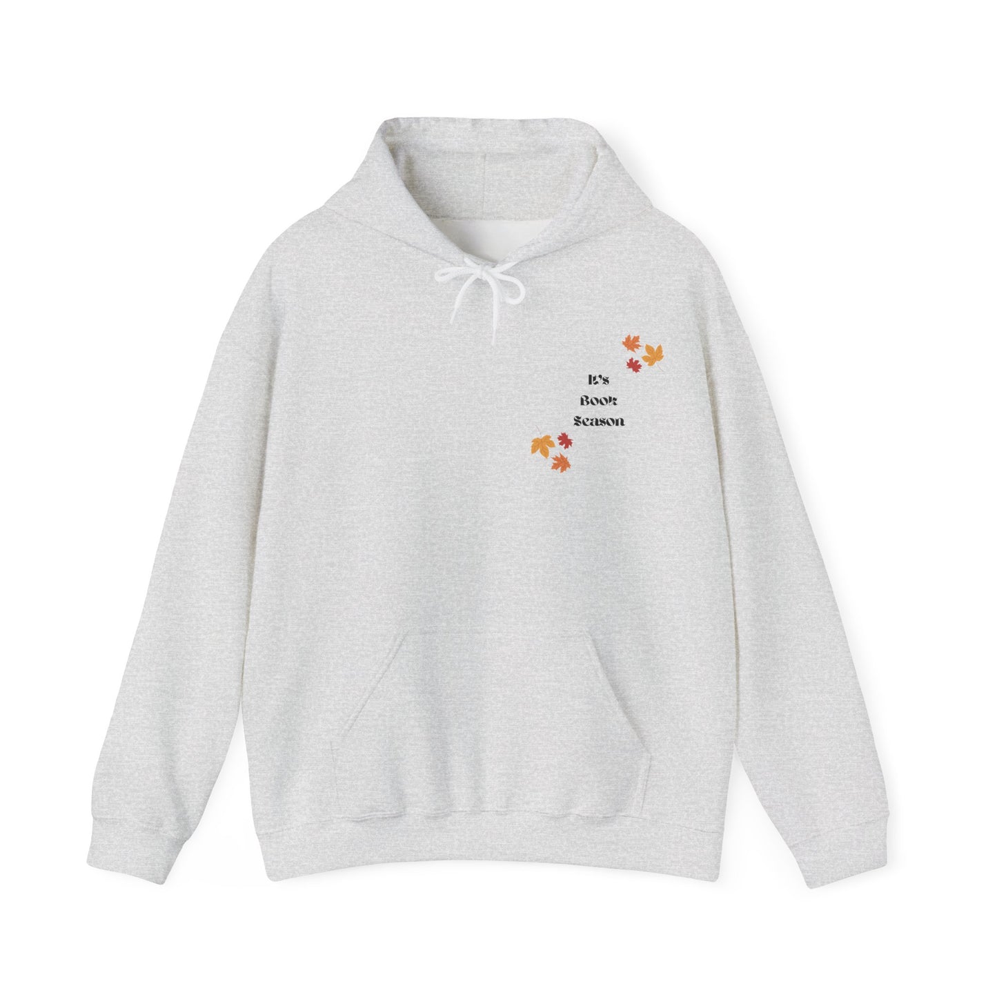 “It’s Book Season” Sand Hoodie – Cozy Fall Aesthetic Sweatshirt, Unisex Hoodie for Autumn Lovers