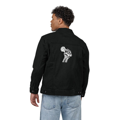 "Power of Voice" Graphic Denim Jacket – Bold Streetwear Statement Piece