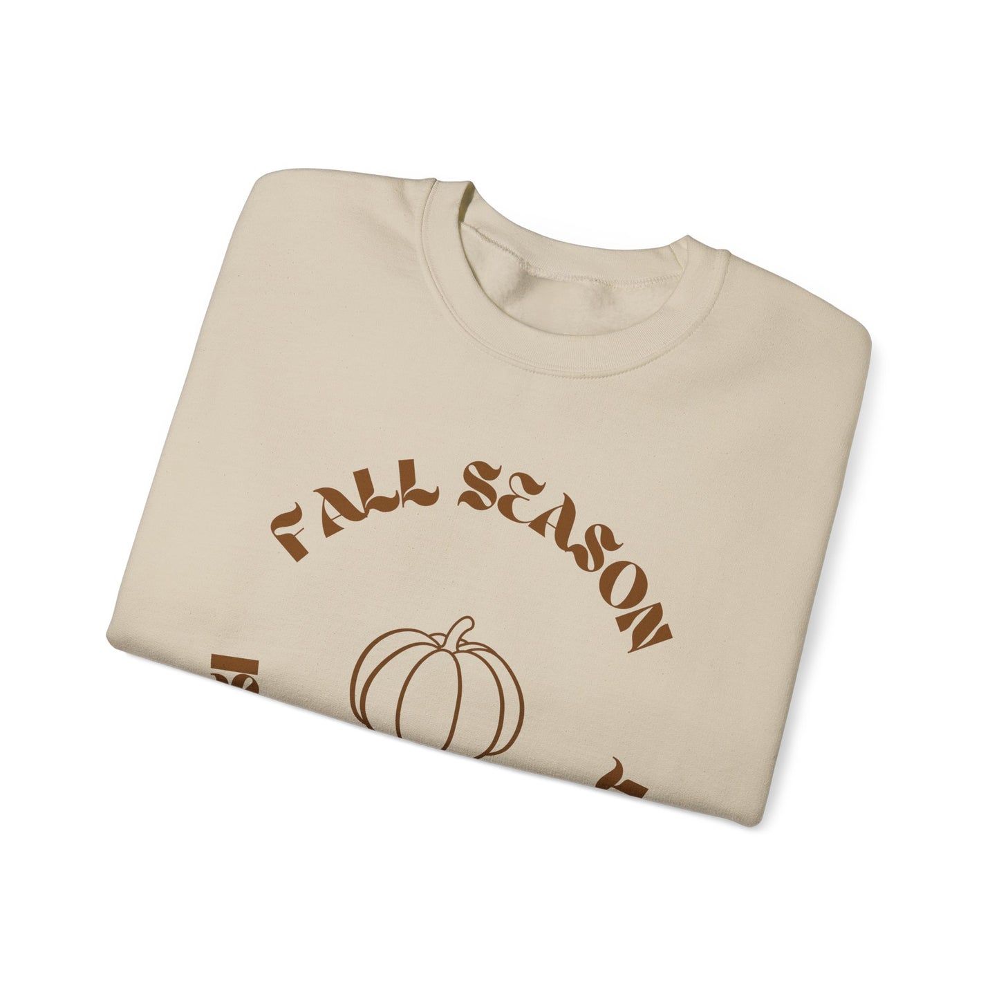 Fall Season Is Officially Out Sweatshirt – Cozy Autumn Pullover with Pumpkin Design