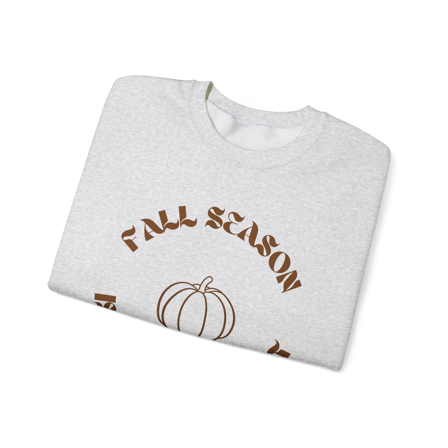Fall Season Is Officially Out Sweatshirt – Cozy Autumn Pullover with Pumpkin Design