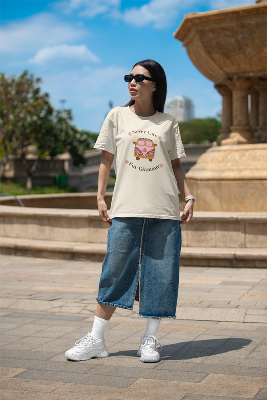 Glamour T-Shirt, Perfect Gift for Fashion And Leopard print Lovers, Casual Wear, Festival Outfit