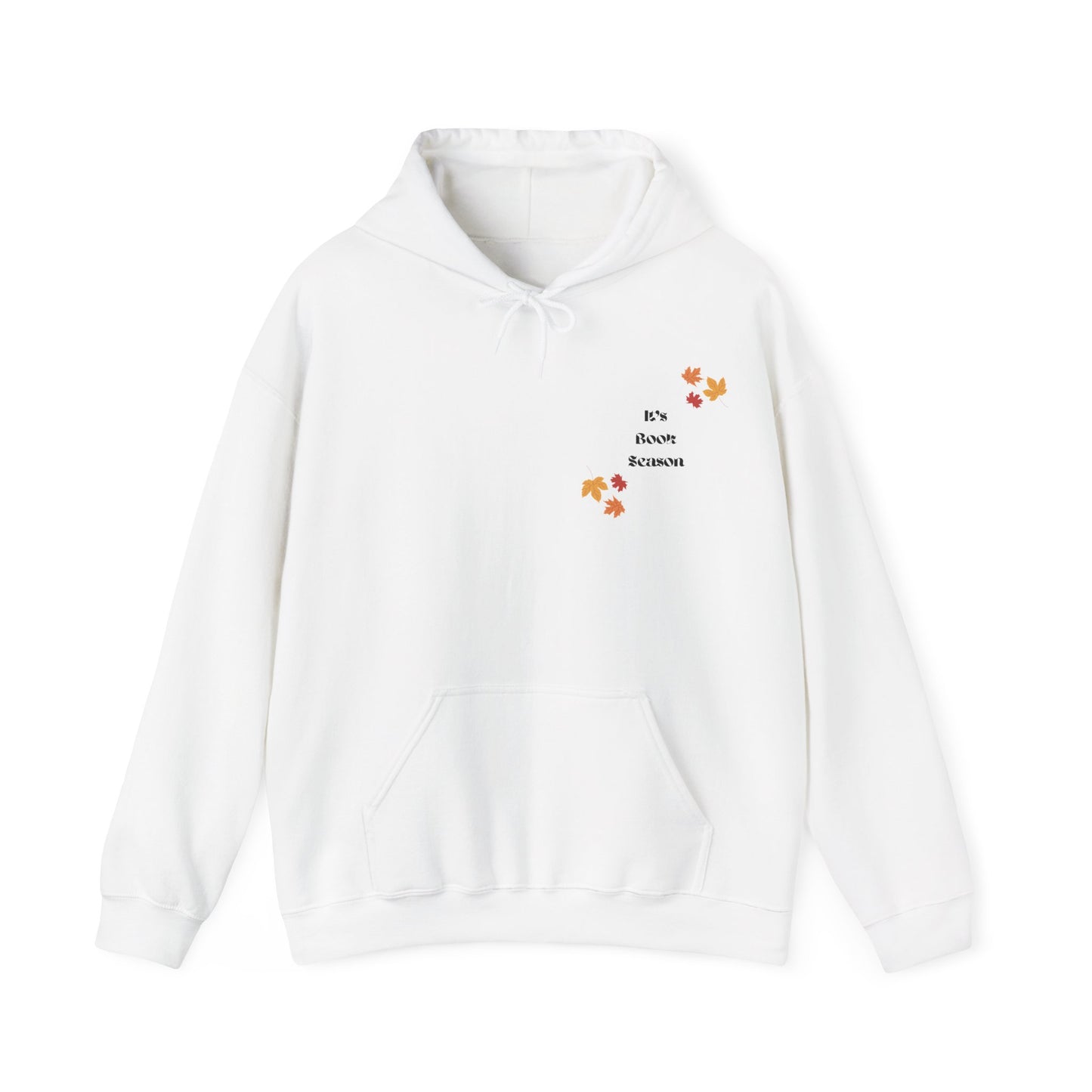 “It’s Book Season” Sand Hoodie – Cozy Fall Aesthetic Sweatshirt, Unisex Hoodie for Autumn Lovers