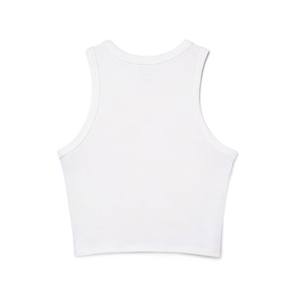 Women's Floral Bloom Racer Tank Top | Summer Staple, Beachwear, Festival Outfit, Gift for Her, Activewear
