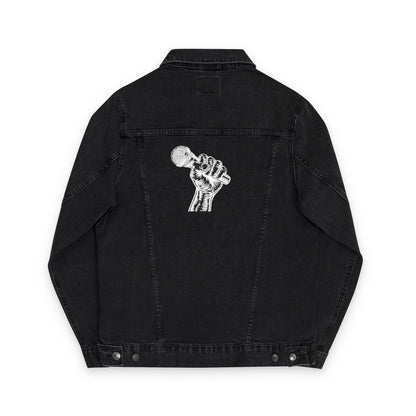 "Power of Voice" Graphic Denim Jacket – Bold Streetwear Statement Piece