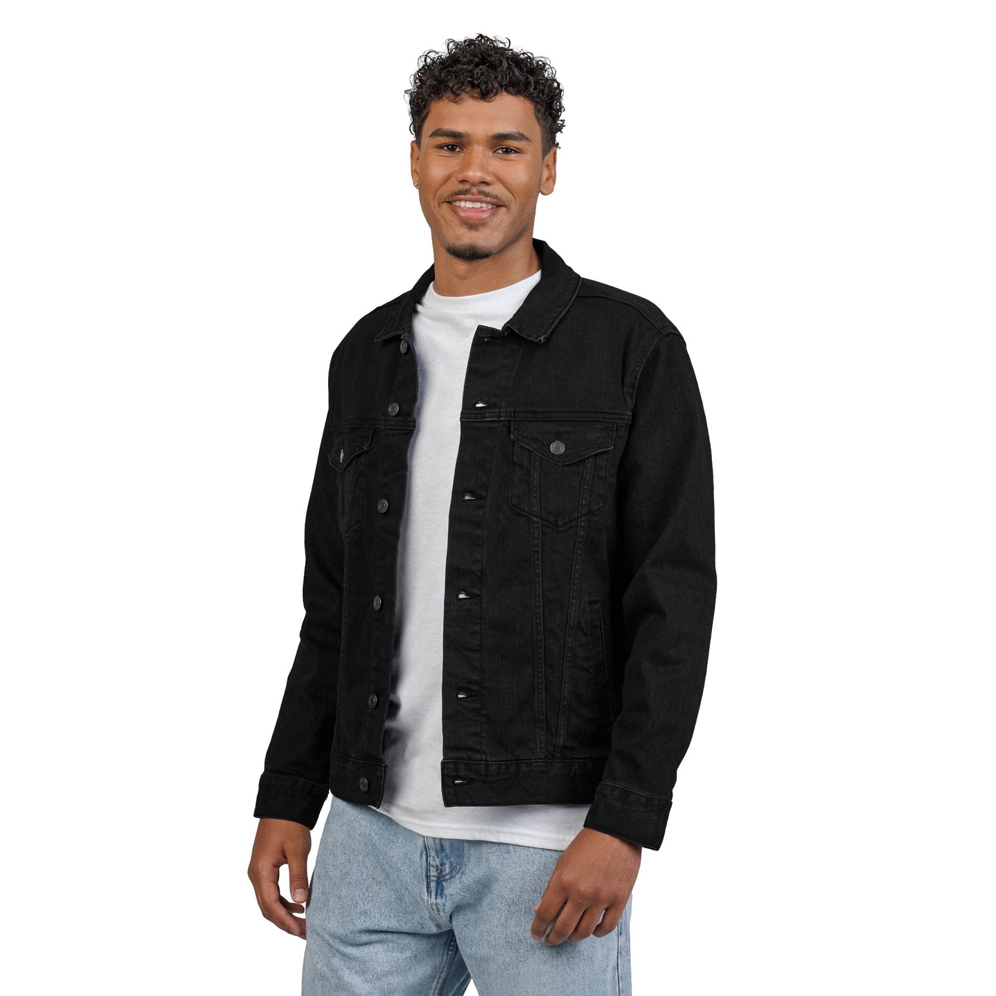 "Power of Voice" Graphic Denim Jacket – Bold Streetwear Statement Piece