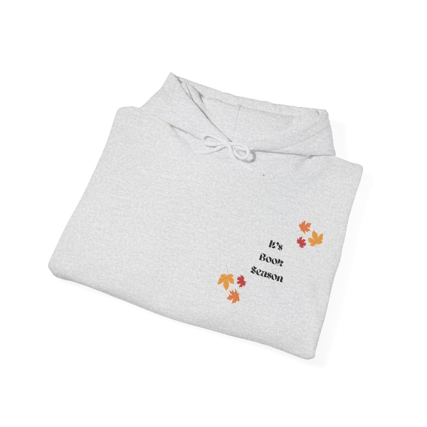“It’s Book Season” Sand Hoodie – Cozy Fall Aesthetic Sweatshirt, Unisex Hoodie for Autumn Lovers
